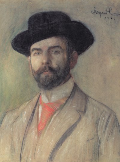 Portrait of Jerzy Warchalowski (1873-1939), 1902 by Leon Wyczolkowski